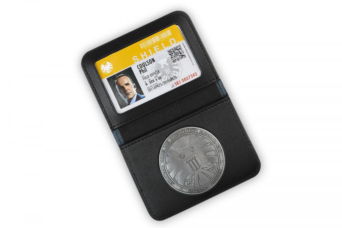 Marvel Shield Badge, ID Card, Wallet Approx 3.15" x 3.94" picture