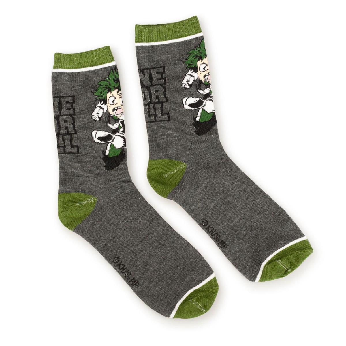 My Hero Academia Deku Adult Crew Socks picture
