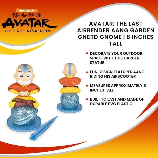 Avatar: The Last Airbender Aang Figure Garden Gnerd Gnome Statue | 8 Inches picture