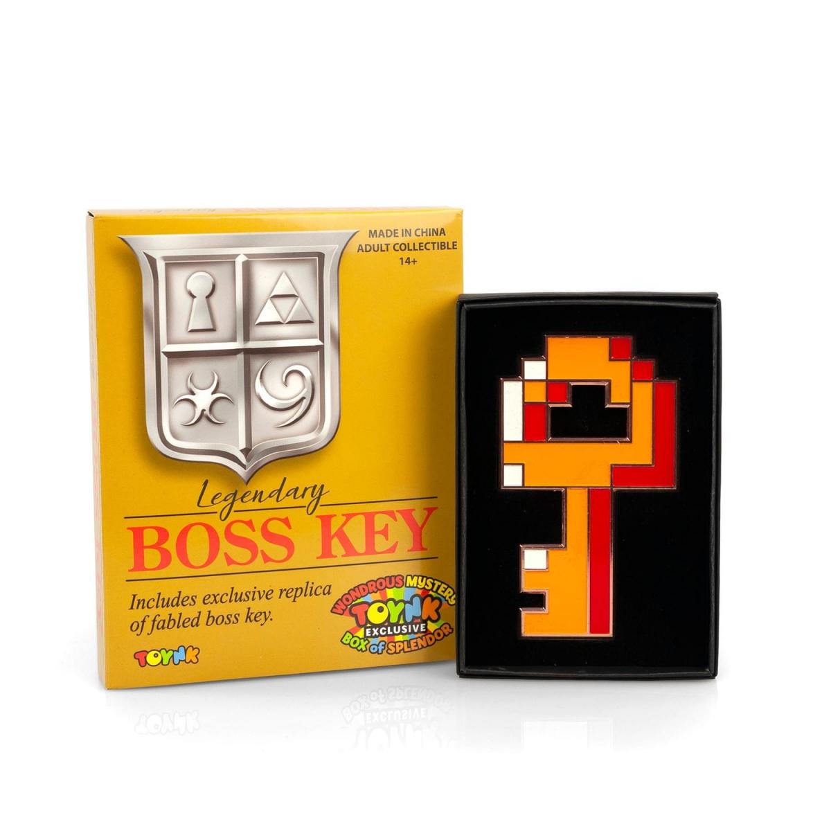 Legend of Zelda Diecast Metal 8-Bit Boss Key Replica picture