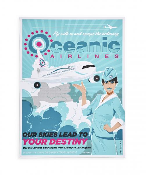 LOST Oceanic Airlines 18x24 Inch Wall Poster picture