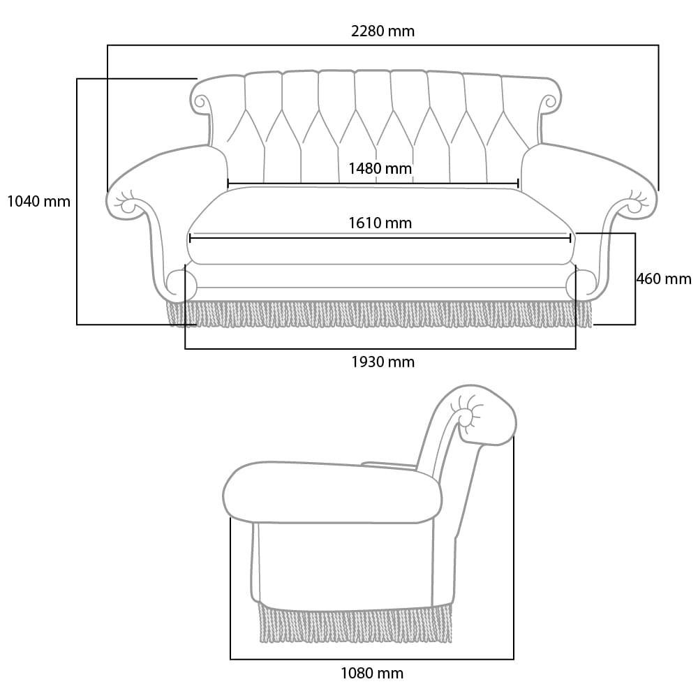 Friends Orange Central Perk 3 Seater Couch picture
