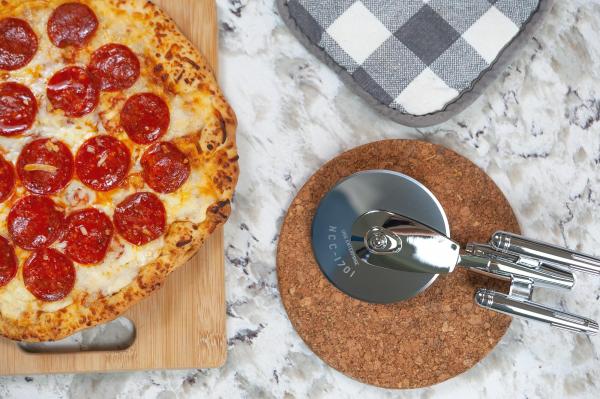 Star Trek TOS Stainless Steel USS Enterprise Pizza Cutter picture