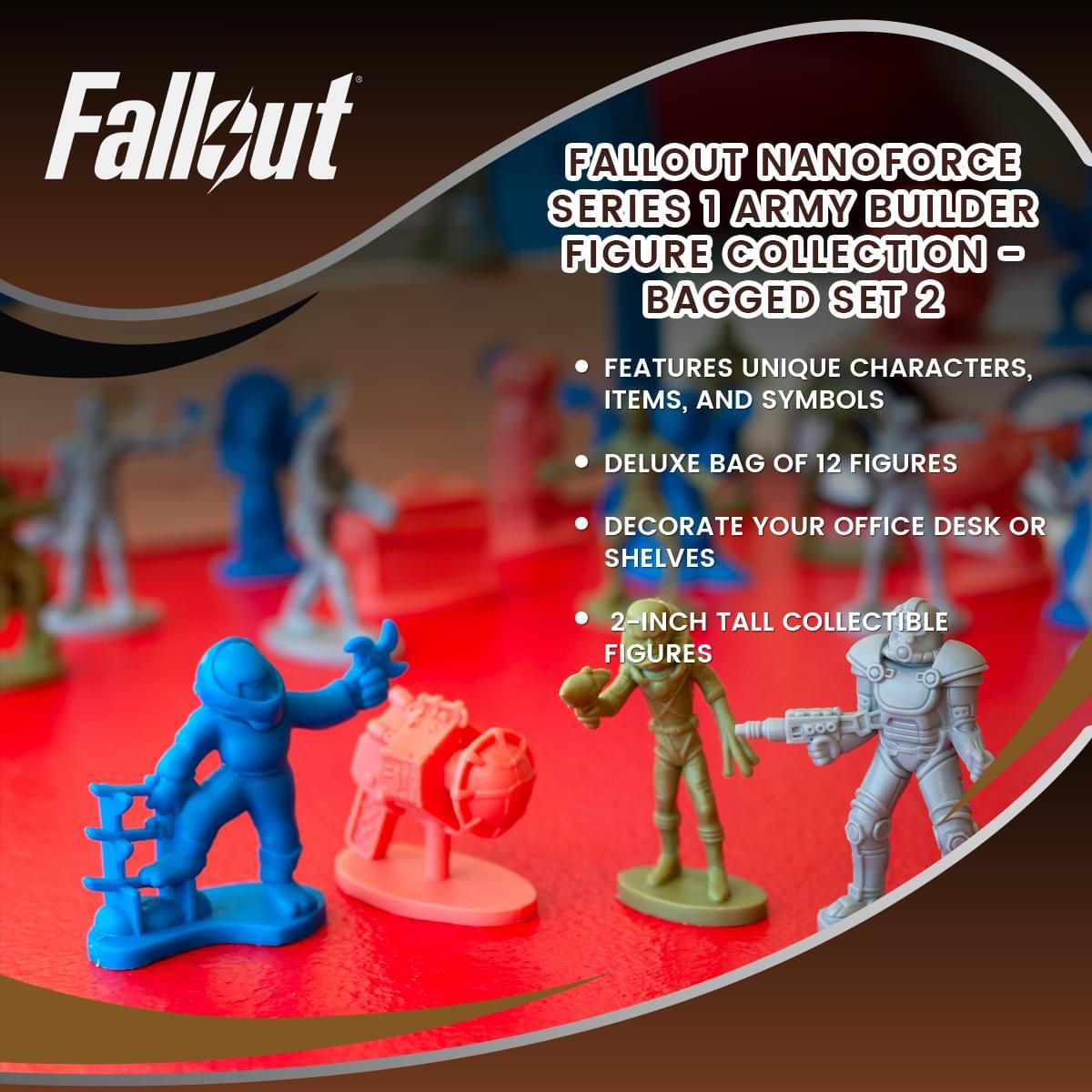 Fallout Nanoforce S1 Army Builder Figures - Bagged Version 2 picture