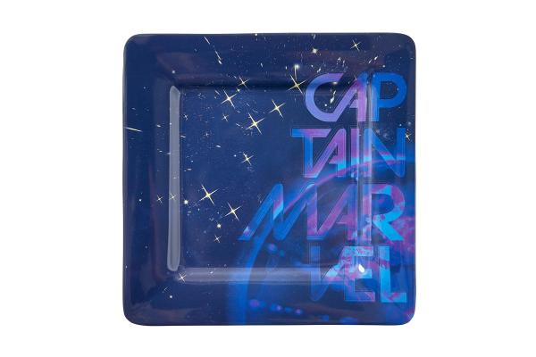 Captain Marvel Celestial Goose 4 Piece Melamine Plate Set picture