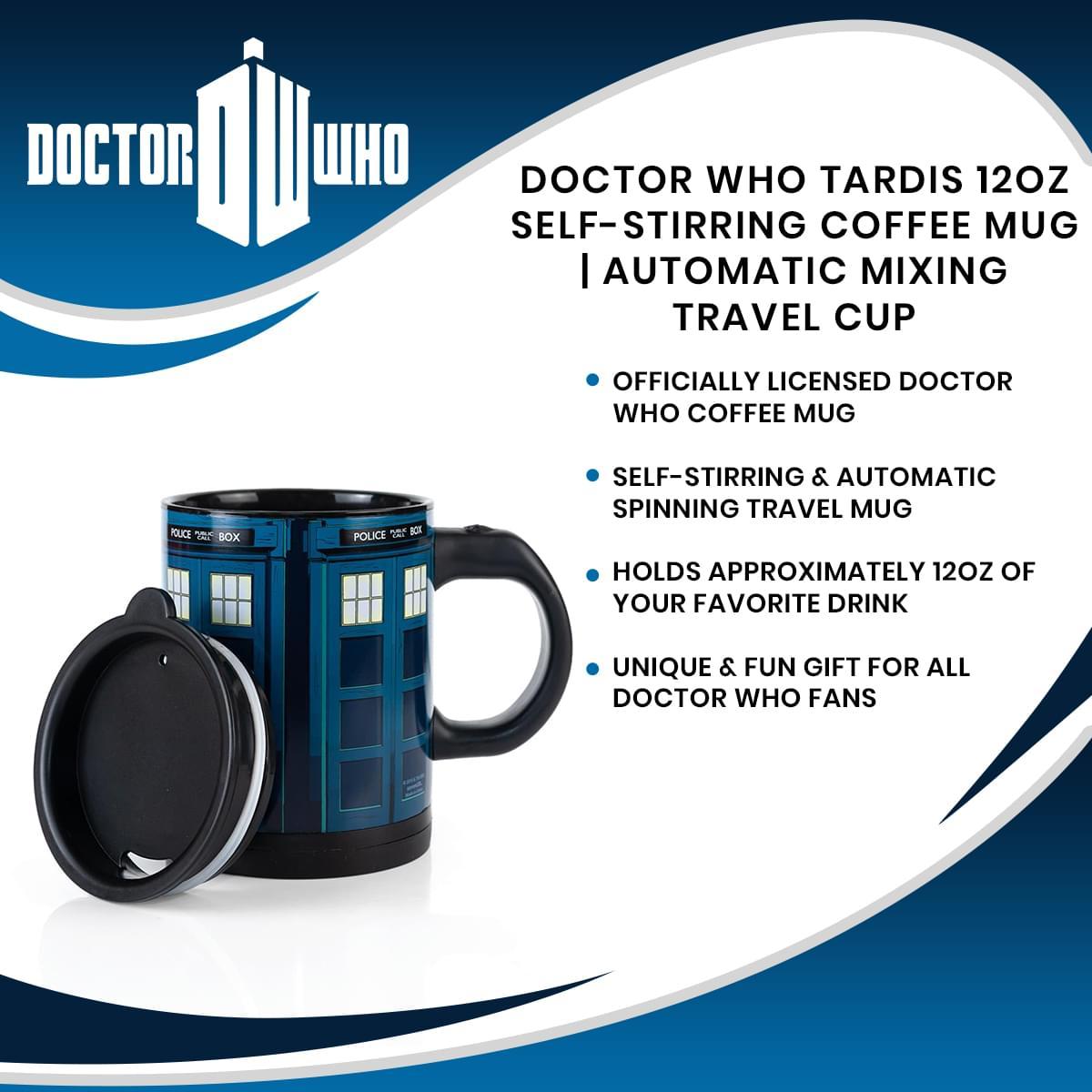 Doctor Who TARDIS 12oz Self-Stirring Mug picture