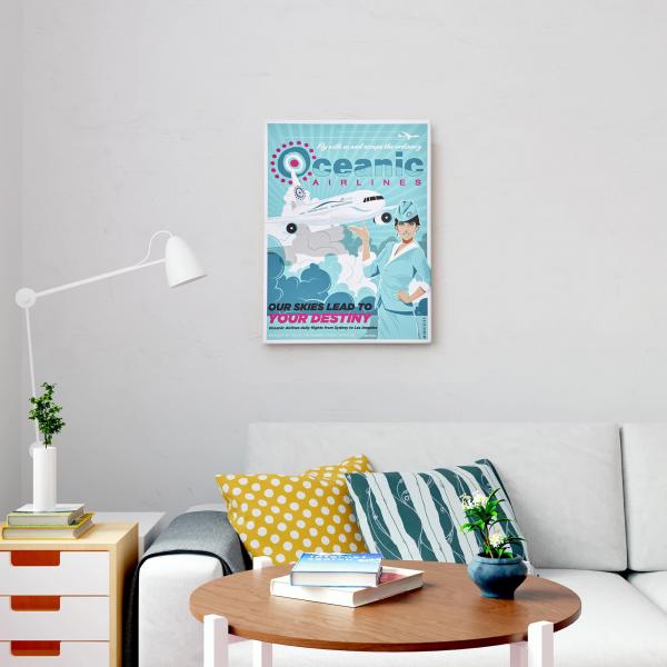 LOST Oceanic Airlines 18x24 Inch Wall Poster picture