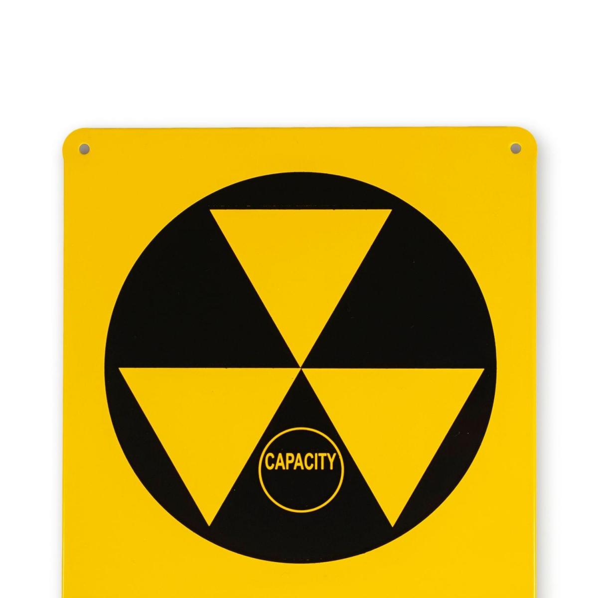 Fallout Shelter 6 x 9 Inch Tin Sign Replica picture