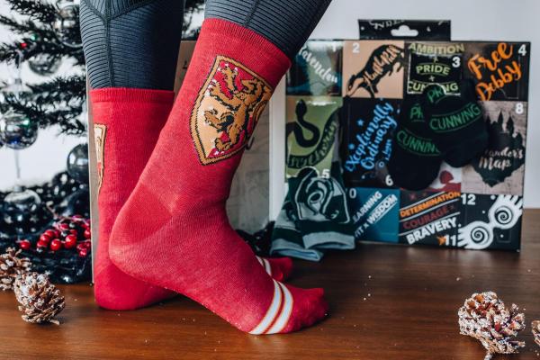 Harry Potter 12 Days of Socks Gift Set - 4 Crew | 8 Ankle picture