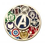 Marvel Avengers Hero Logos Exclusive Enamel Spinning Pin