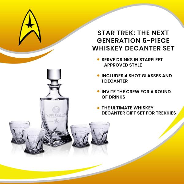 Star Trek TNG Whisky Decanter Set picture