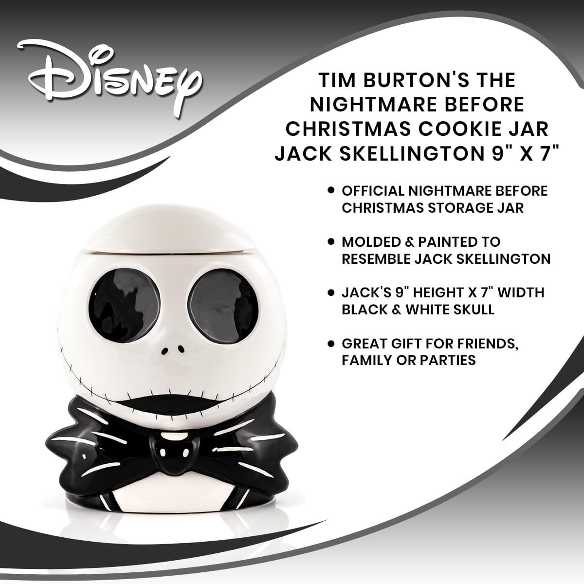 Nightmare Before Christmas Jack Skellington Cookie Jar picture