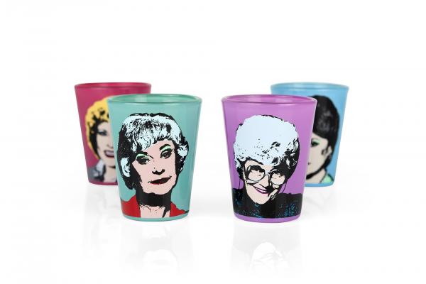 The Golden Girls 2oz Character Shot Glasses | Set of 4 picture