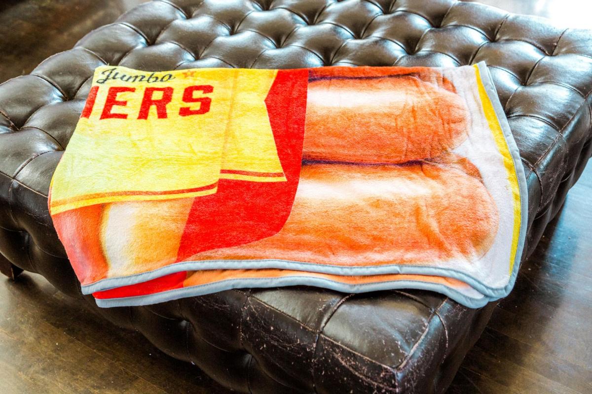 Oscar Mayer Hot Dogs Fleece Throw Blanket picture