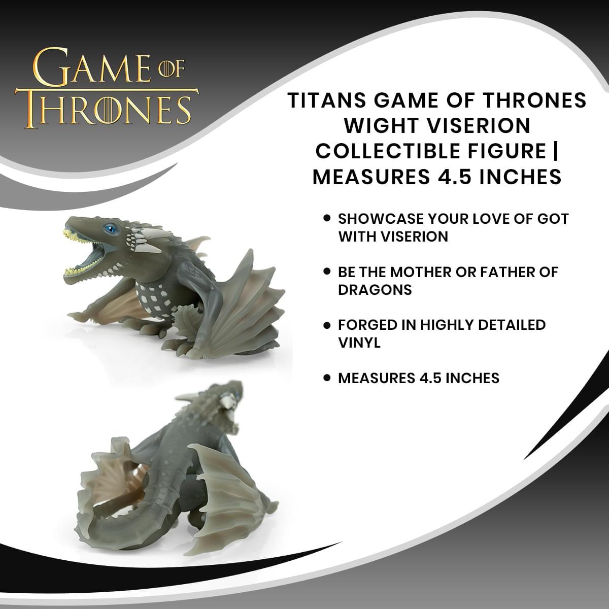 Game of Thrones Viserion Wight 4.5 Inch Titans Vinyl Figure picture