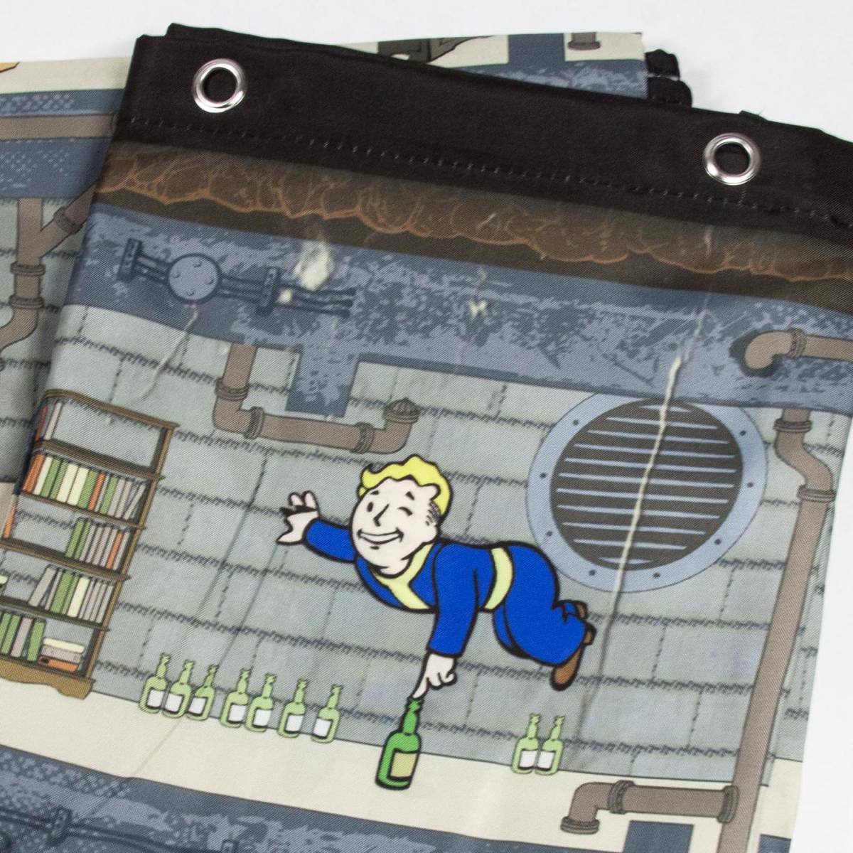 Fallout Perks Plastic Shower Curtain picture