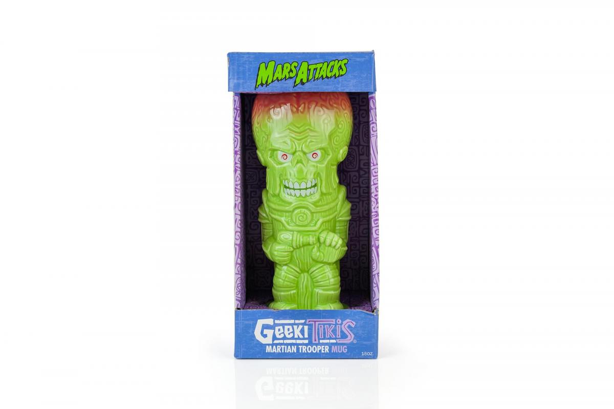Geeki Tikis Mars Attacks! Martian Trooper Ceramic Mug | Holds 18 Ounces picture