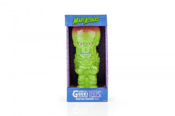 Geeki Tikis Mars Attacks! Martian Trooper Ceramic Mug | Holds 18 Ounces picture