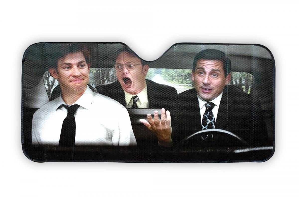 The Office Cast 57 x 28 Inch Car Sunshade picture