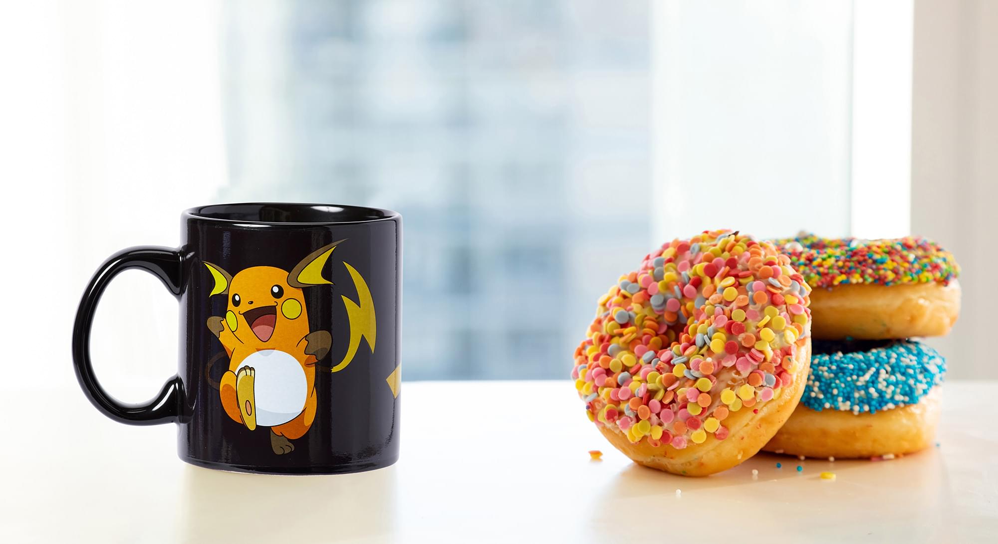 Pokemon Pikachu Evolution 20oz Heat Change Coffee Mug picture