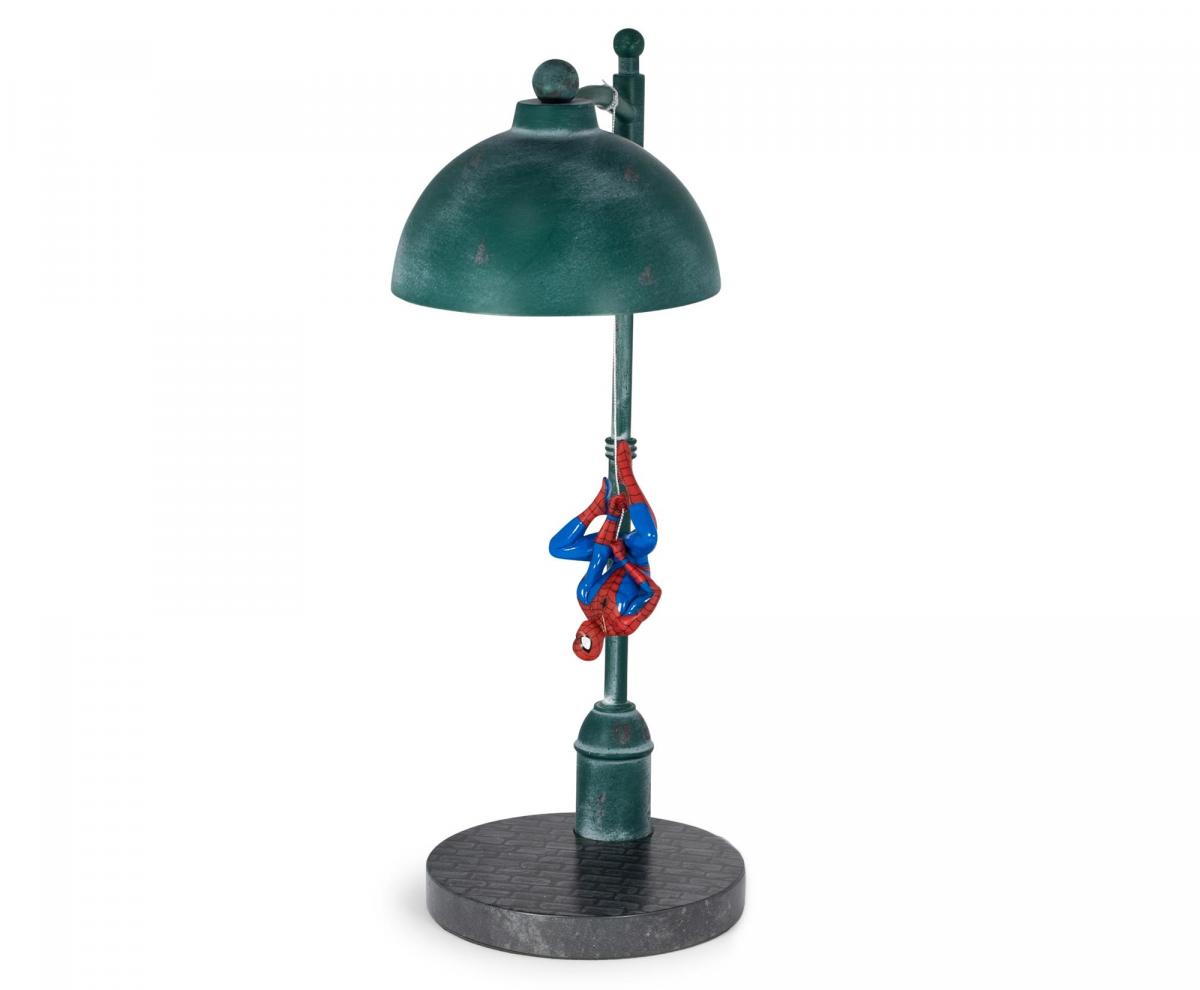 Marvel Street Lamp w/ Spiderman Figure 16 Inch LED Desk Lamp picture
