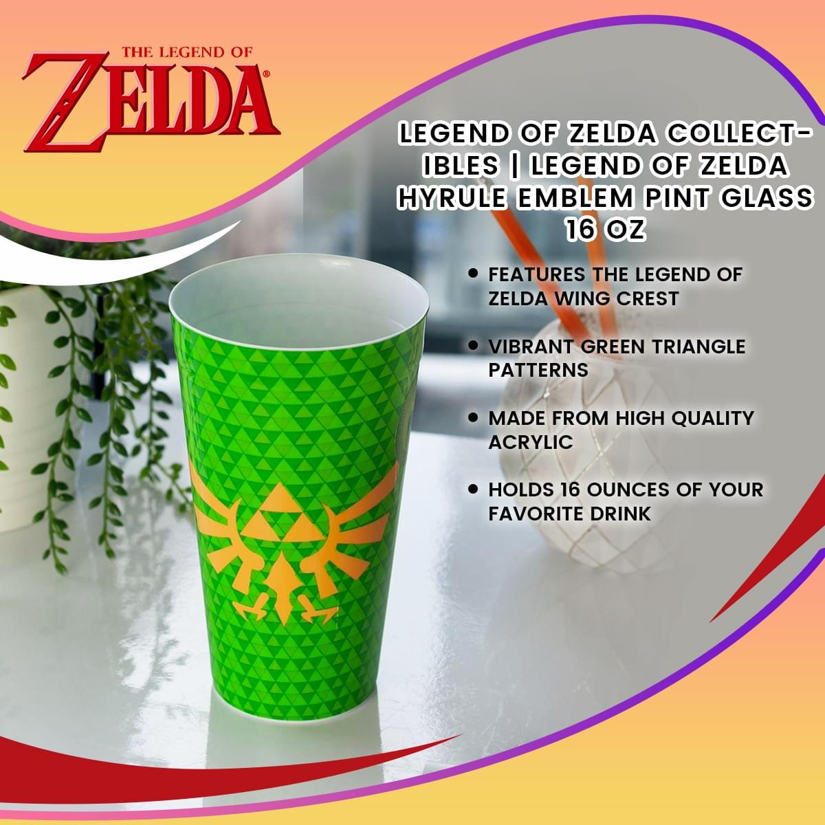 Zelda Plastic Pint Glass picture