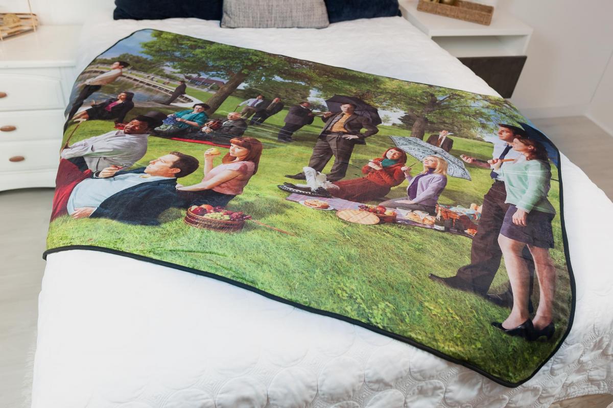 The Office Sunday Afternoon 45x60 Fleece Throw Blanket picture