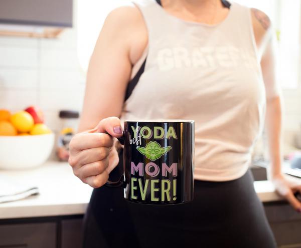 Star Wars Yoda Best Mom Ever 20 Ounce Ceramic Mug picture