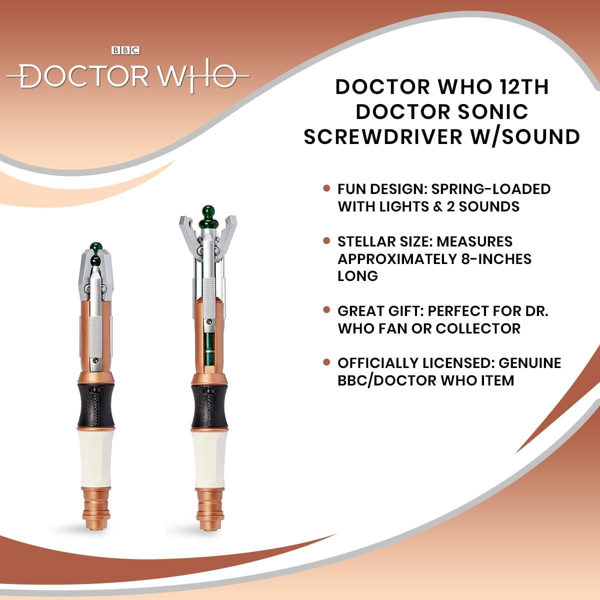 Doctor Who 12th Doctor Sonic Screwdriver W/Sound picture