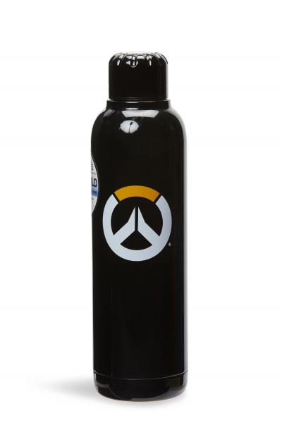 Overwatch Logo 17oz Black Stainless Steel Water Bottle picture