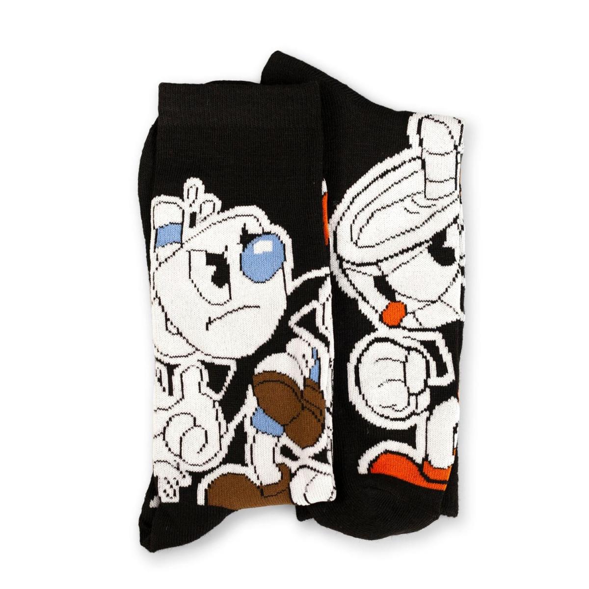 Cuphead Bang Bang Cuphead & Mugman Men's Crew Socks picture