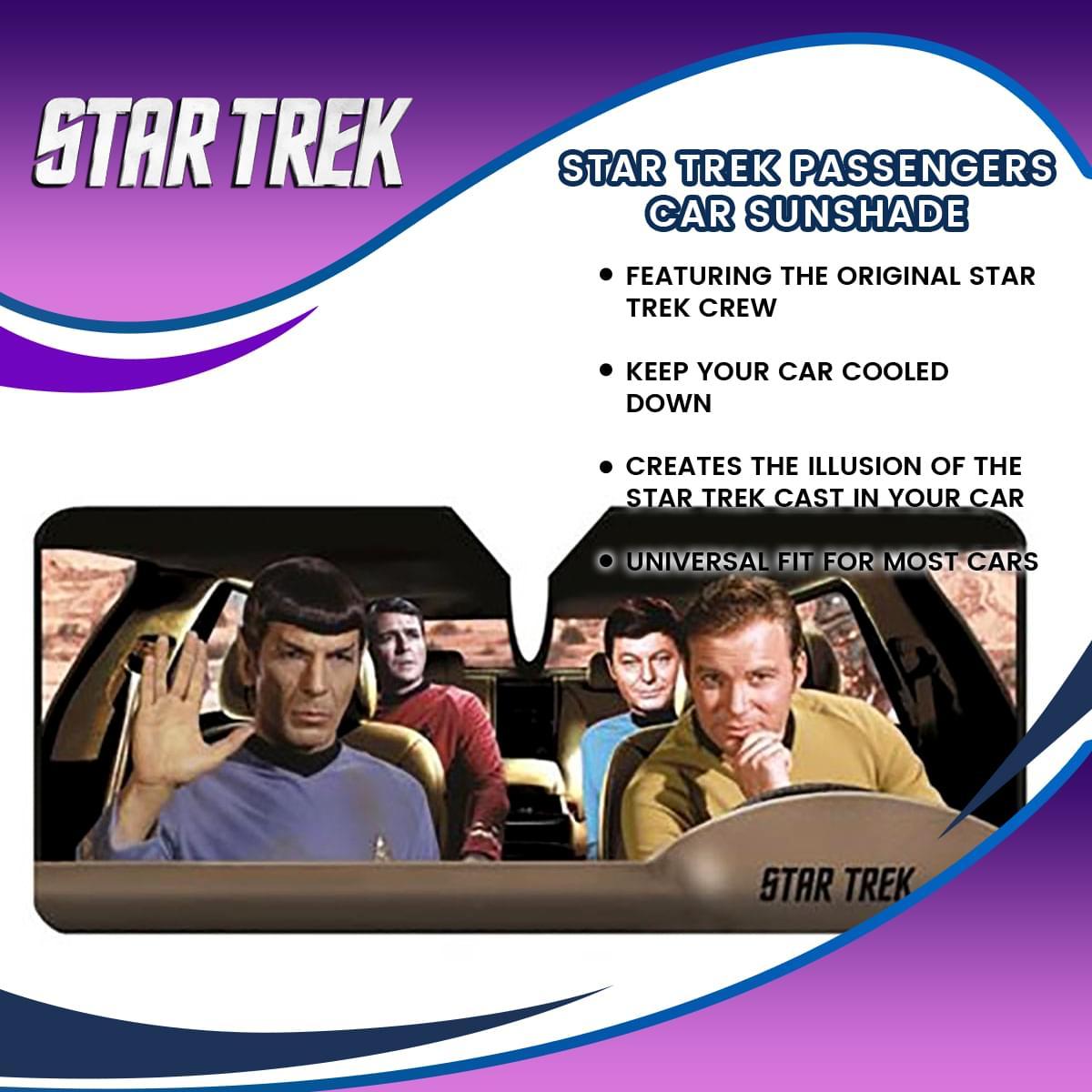 Star Trek Passengers Car Sunshade picture