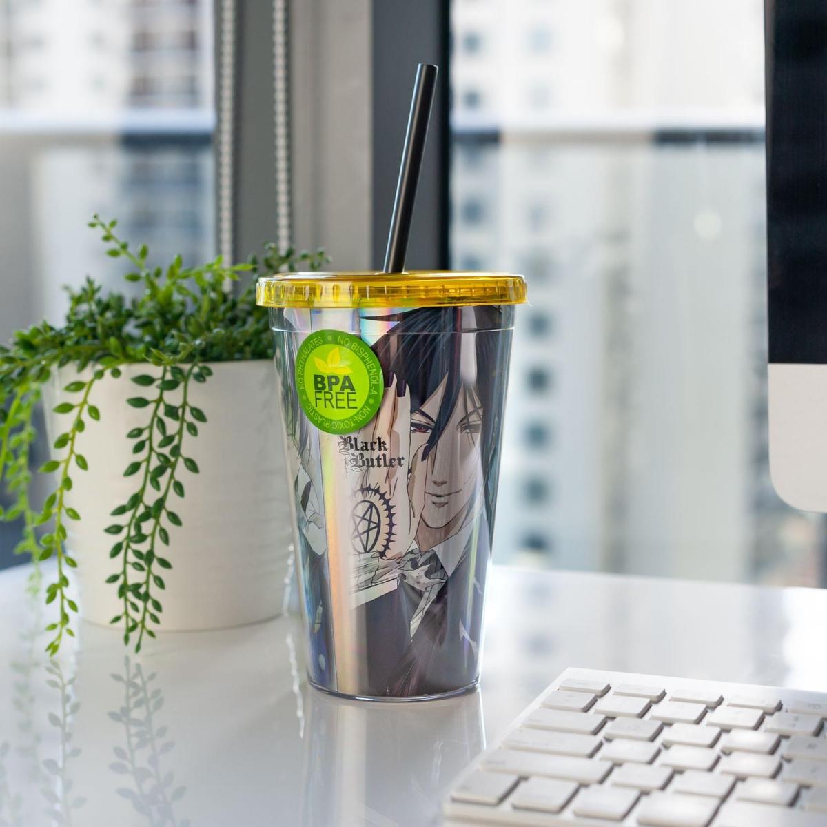 Black Butler Sebastian Foil Print 16oz Carnival Cup picture