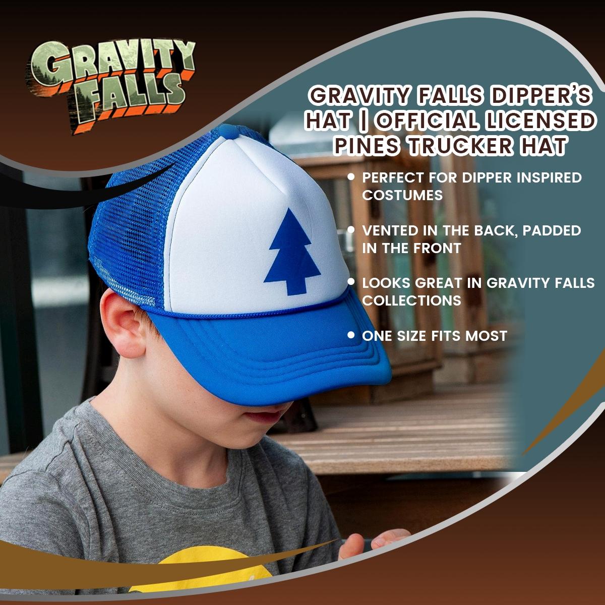Gravity Falls Dipper Pines Trucker Hat picture