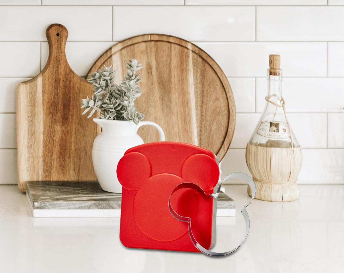 Disney Mickey Mouse Sandwich Cutter w/ Storage Container picture