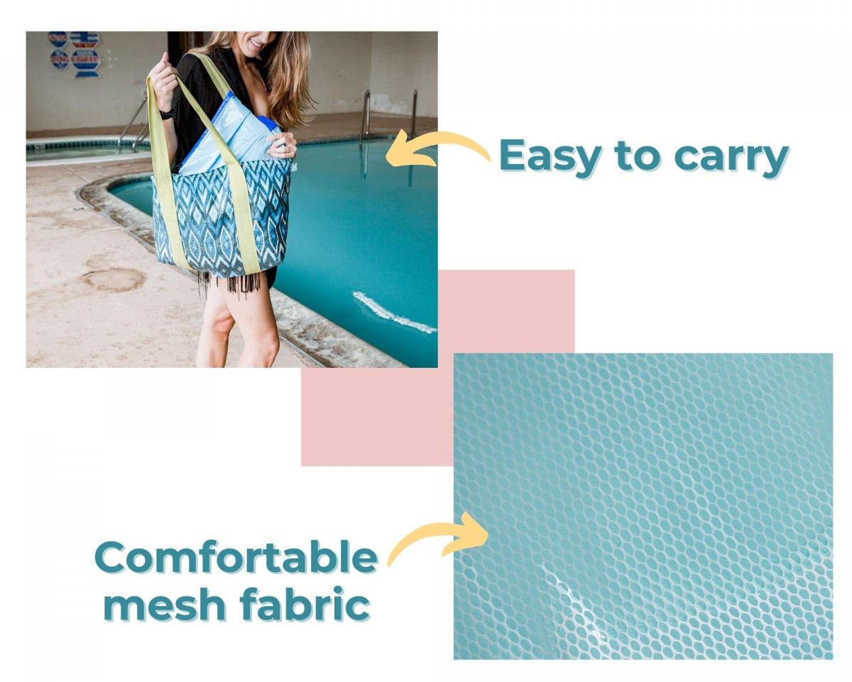 Inflatable Swimming Pool PVC Float Recliner | Blue picture