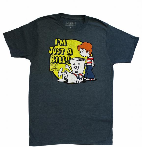Schoolhouse Rock! "I'm Just A Bill" Men's Grey T-Shirt - MD