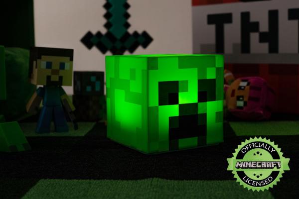 Minecraft Creeper 5 Inch LED Mood Light Cube picture