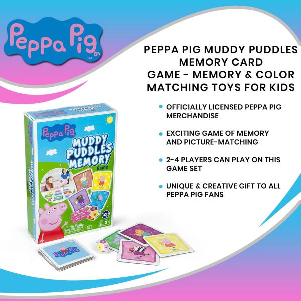 Peppa Pig Muddy Puddles Memory Board Game picture