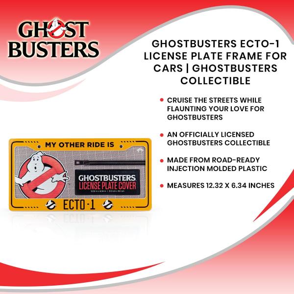 Ghostbusters My Other Ride Is ECTO-1 License Plate Frame picture