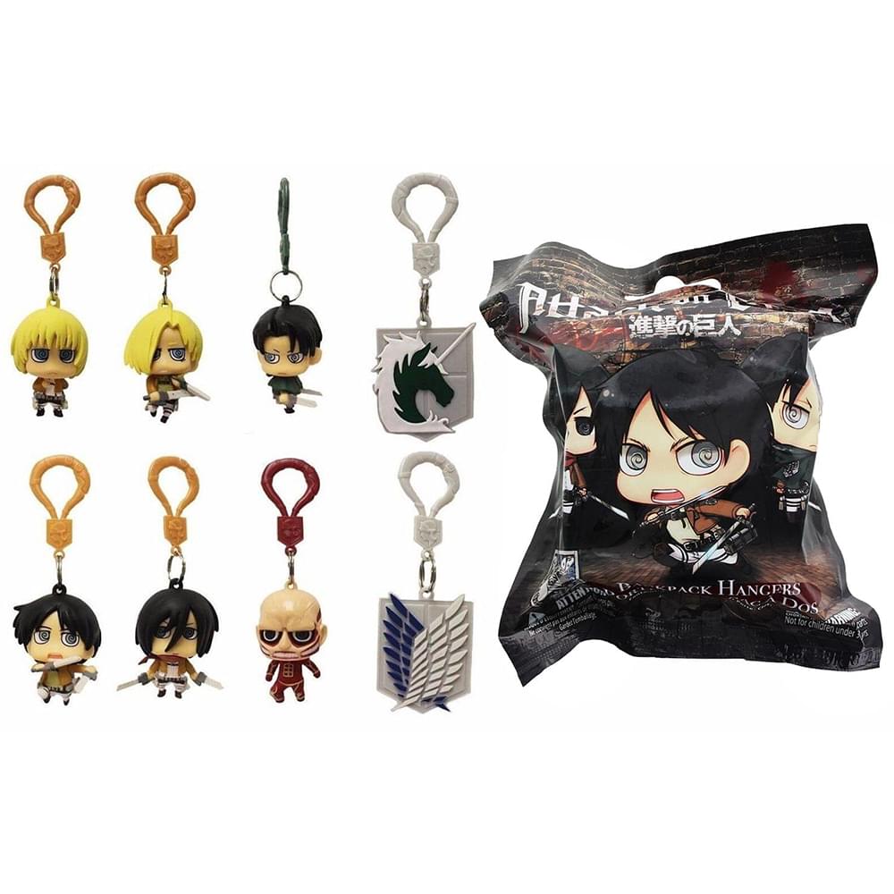 Attack on Titan Blind Bag Backpack Hangers, One Random picture