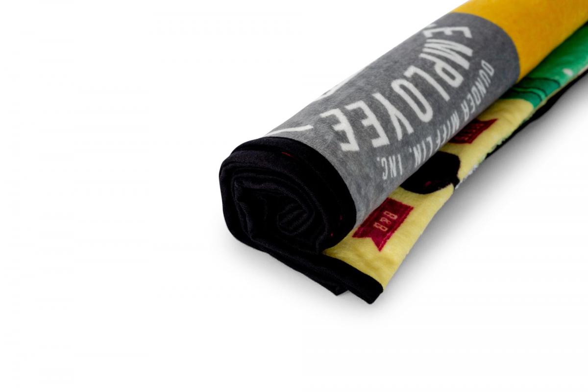 The Office Sticker Bomb Fleece Throw Blanket picture