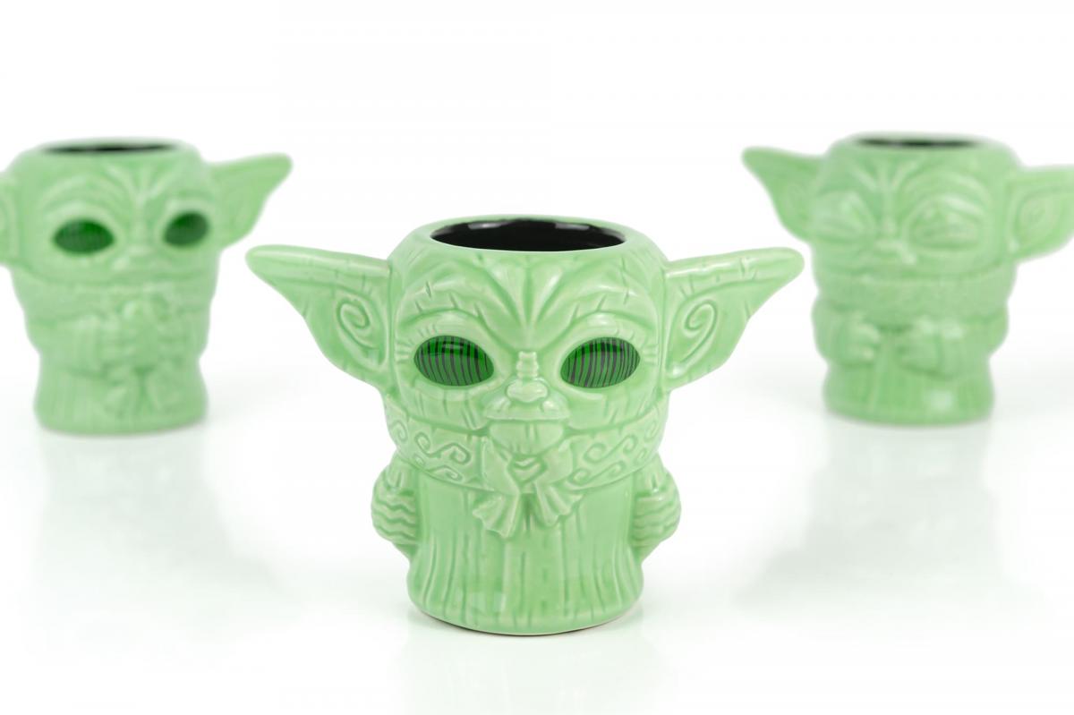 Geeki Tikis Star Wars Mandalorian The Child Mini Muglets | Set of 3 | 2.5 Ounces picture