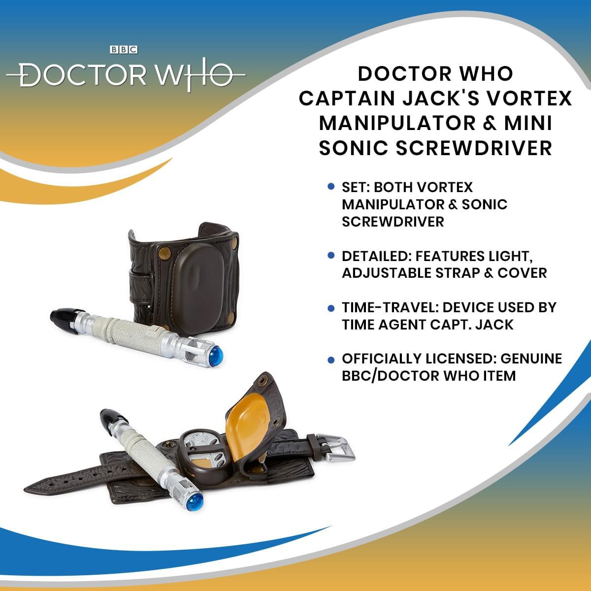 Doctor Who Captain Jacks Vortex Manipulator & Mini Sonic Scr picture