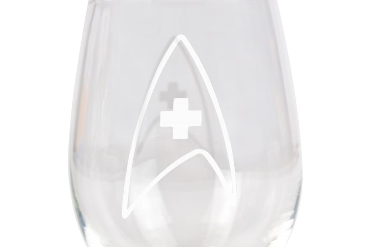 Star Trek - Medical Stemless Wine Glasses 20oz - EXCLUSIVE picture