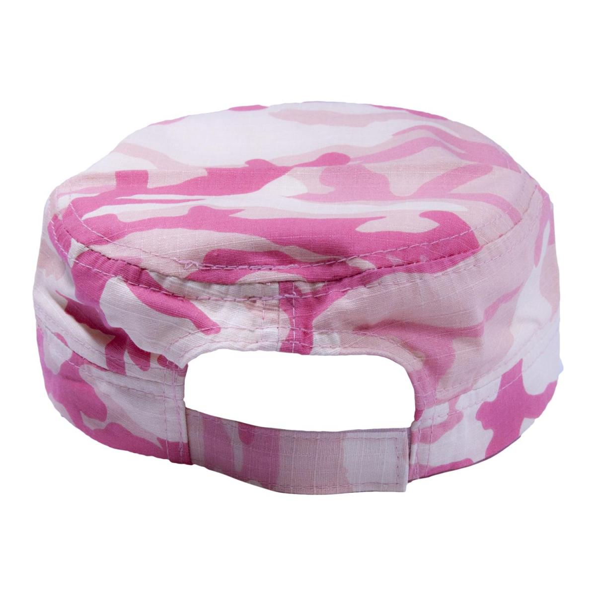 Master Builder Pink Camo Military Cap picture