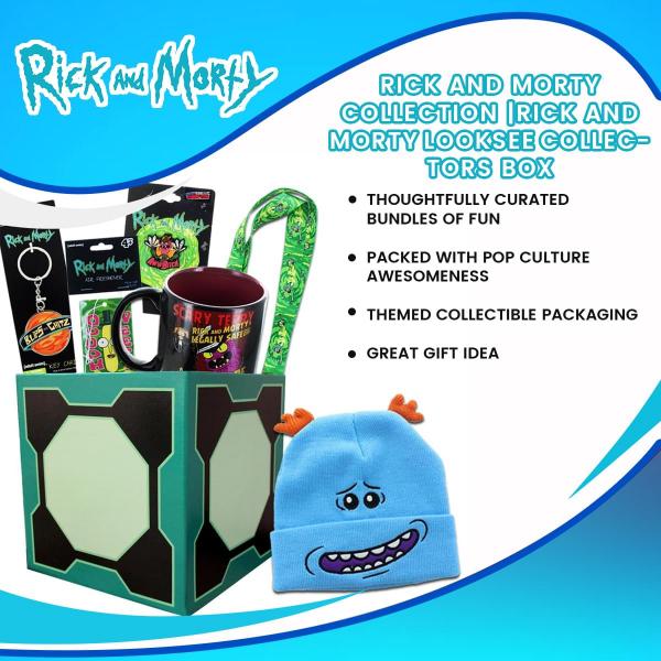 Rick and Morty Gift Box with Embroidered Beanie picture