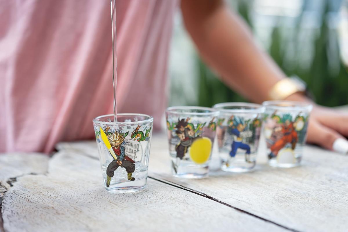 Dragon Ball Super 2oz Character Shot Glasses | Set of 4 picture