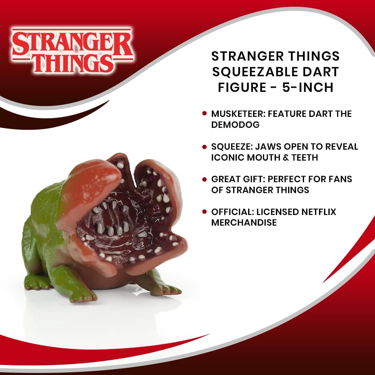 Stranger Things Squeezable Dart 5 Inch Figure picture
