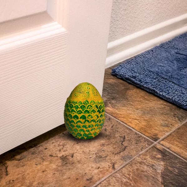 Dragon Egg 4.5-Inch Resin Paperweight Prop Replica - Green picture